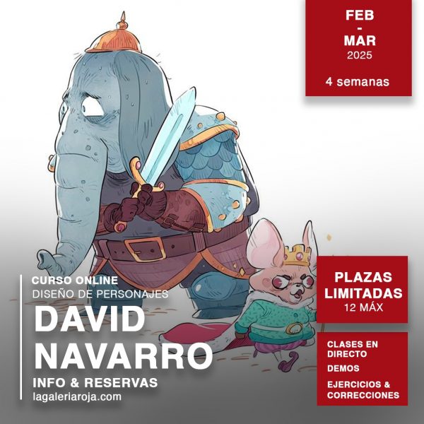 CURSO ONLINE: Diseño de personajes con David Navarro.