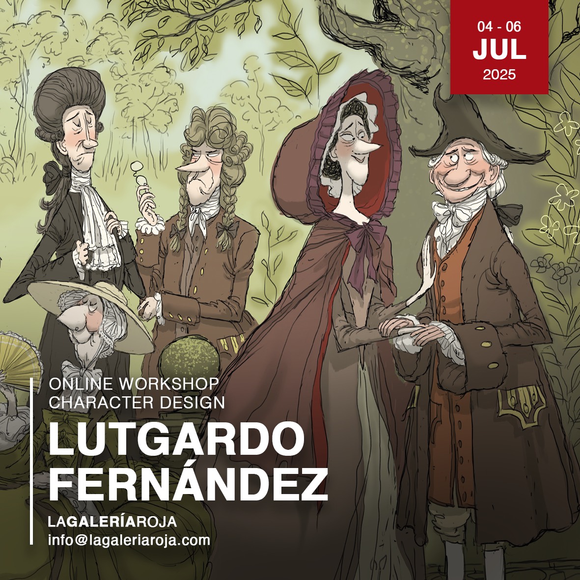 ONLINE ILLUSTRATION WORKSHOP || Character Design || with Lutgardo Fernández.