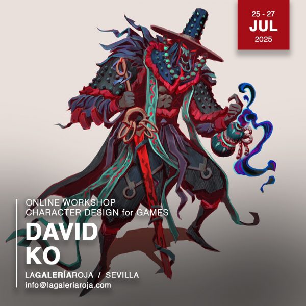ONLINE || Character Design for games || WORKSHOP with David Ko.