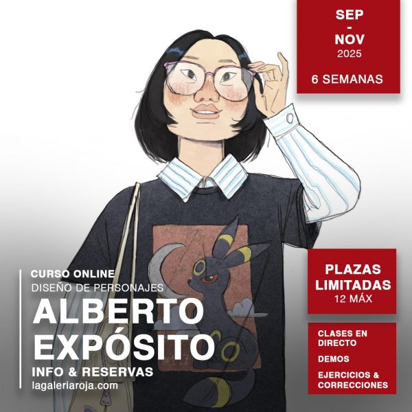 CURSO ONLINE: Diseño de personajes con Alberto Expósito.