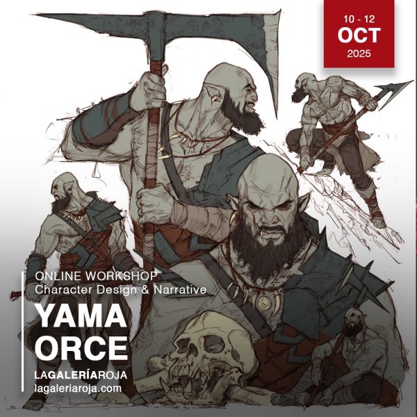 ONLINE WORKSHOP  Character Design and Narrative with Yama Orce.