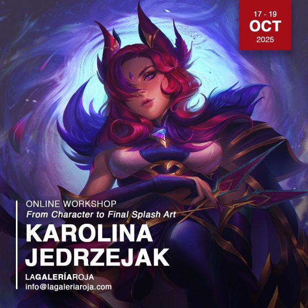 ONLINE ILLUSTRATION | From Character to Final Splash Art | WORKSHOP with Karolina Jedrzejak.