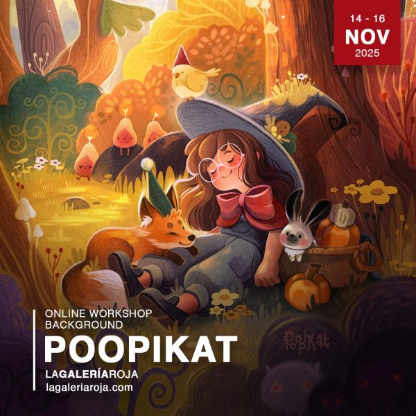 Online Illustration workshop with Poopikat.