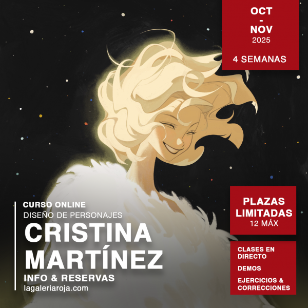 CURSO ONLINE: Exploración Creativa en el Diseño de Personajes con Cristina Martínez.
