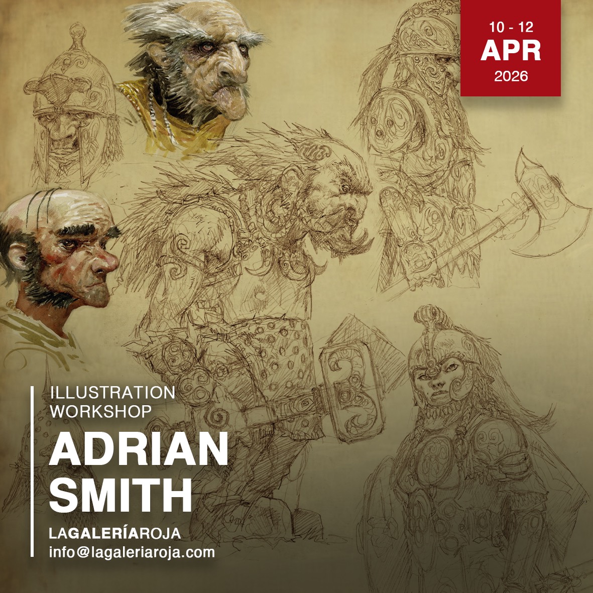 ILLUSTRATION WORKSHOP with Adrian Smith.