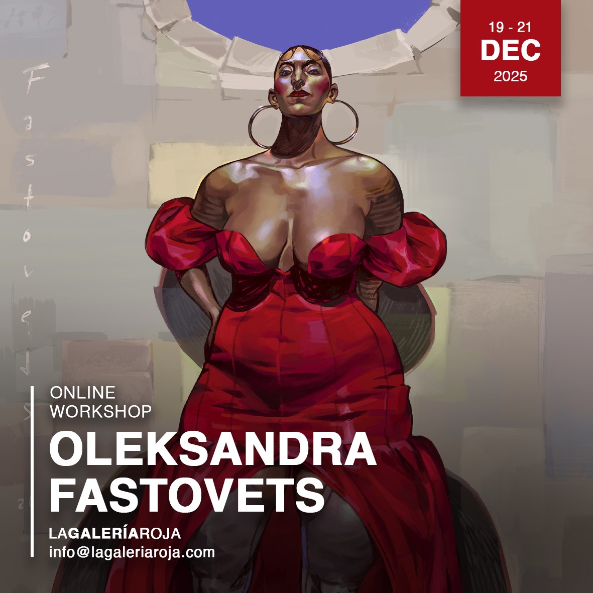 ONLINE ILLUSTRATION WORKSHOP with Oleksandra Fastovets.