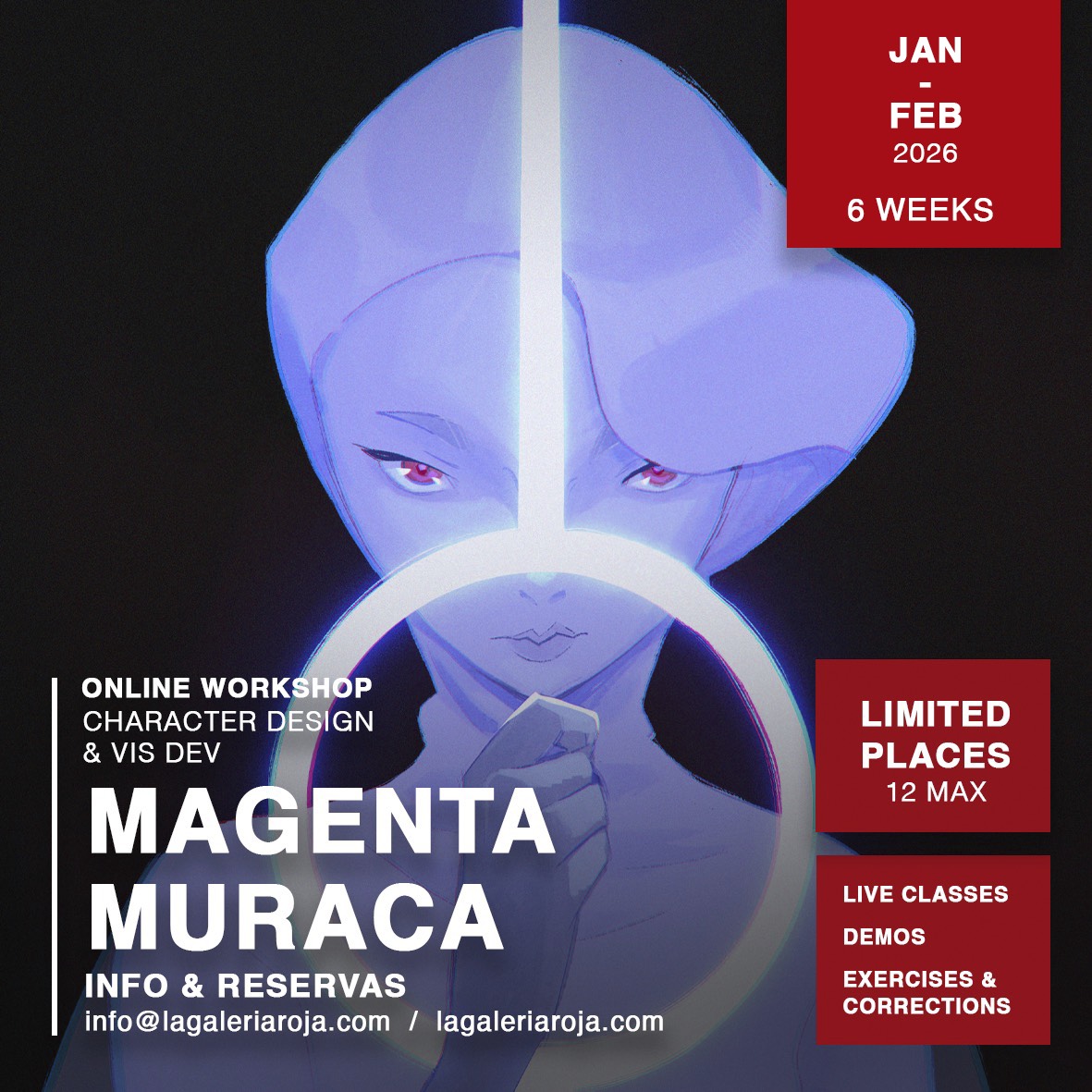 ONLINE WORKSHOP: Character Design and Vis Dev with Magenta Muraca.