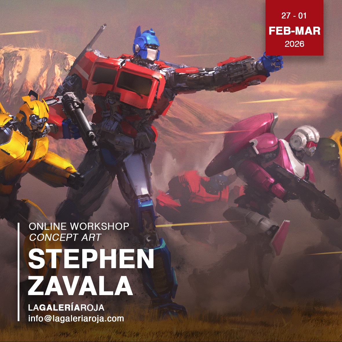 ONLINE WORKSHOP || Concept art for film || with Stephen Zavala.