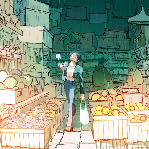 Ilustración del autor Esther Zhu