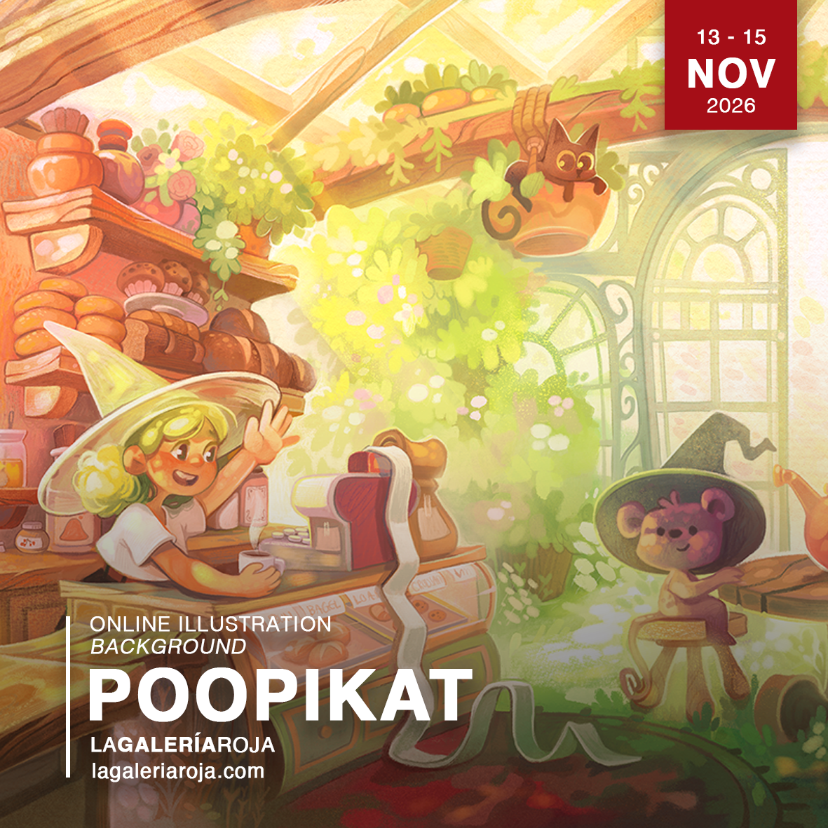 Online Illustration workshop with Poopikat.