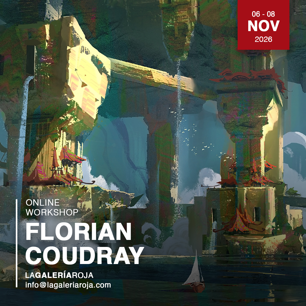 ONLINE ILLUSTRATION WORKSHOP with Florian Coudray.
